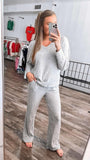 Women’s Ribbed Lounge Set