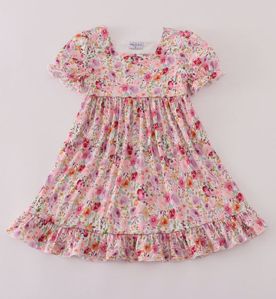 Fall Floral Dress
