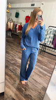 Women’s Ribbed Lounge Set