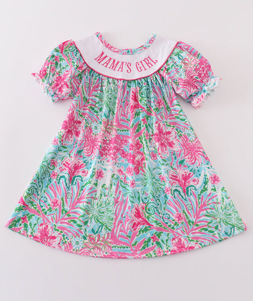 Pink Palm “Mama’s Girl” Dress