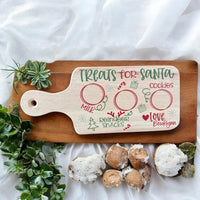 Santa Milk & Cookies Board