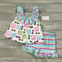 Flip Flop Short Set