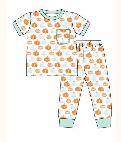 Fall Pumpkin Boy’s PJ Set