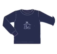 Navy Nativity Shirt