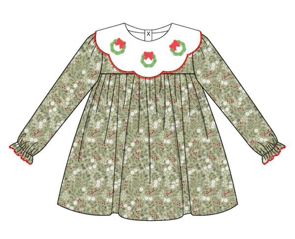 Christmas Wreath Dress