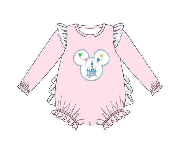 Pink Magic Castle Romper