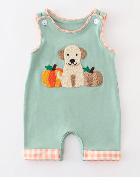 Puppy & Pumpkins Romper