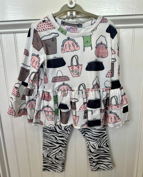 Zebra Print Purse Outfit