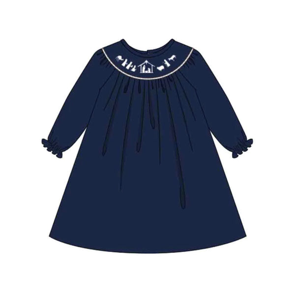 Navy Nativity Dress