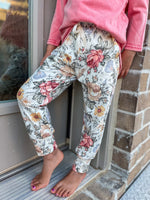 The June | Girls Floral Joggers
