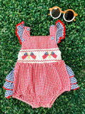 America's Sweetheart Seersucker Romper