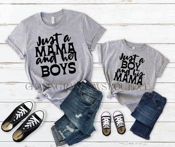 Just a Mama and her Boys Shirt