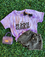 BAE | Distressed Vintage Wash Denim Paperbag Shorts
