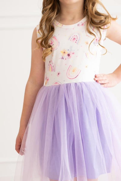 Rainbow Meadows Tutu Dress