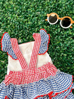 America's Sweetheart Seersucker Romper