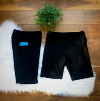 Black Shorts with Pockets