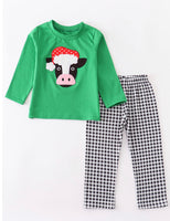 Christmas Cow Set